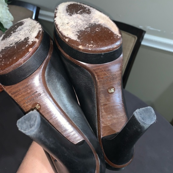 Gucci black leather pumps - Picture 8 of 9